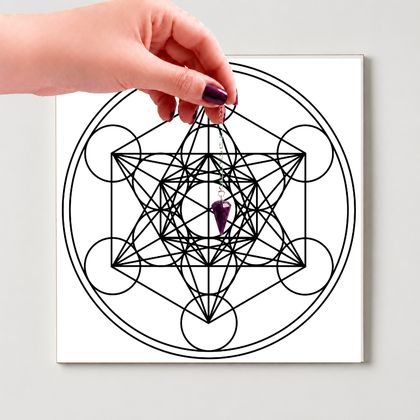 Gráfico radiestésico Cubo de Metatron