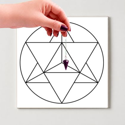 Gráfico radiestésico Merkabah
